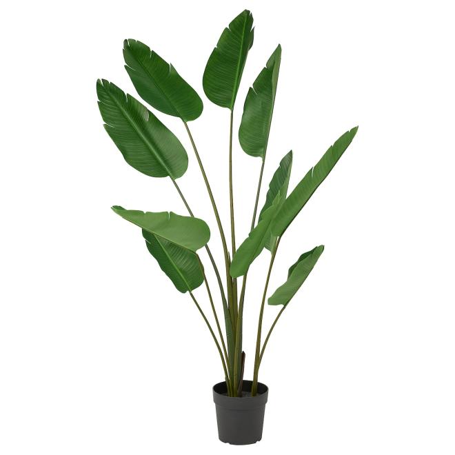 IKEA FEJKA Artificial potted plant, in/outdoor Bird Of Paradise, 23 cm