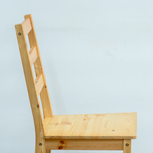 Wooden Table and 4 chairs, oak veneer