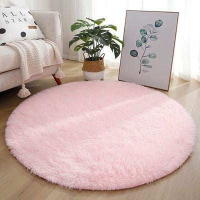 Oval Carpet, Pink