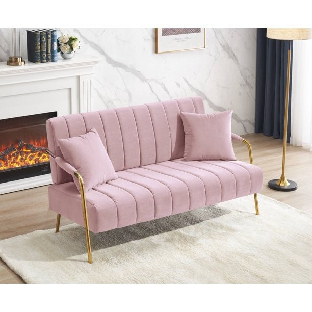 JEFFSUN pink sofa