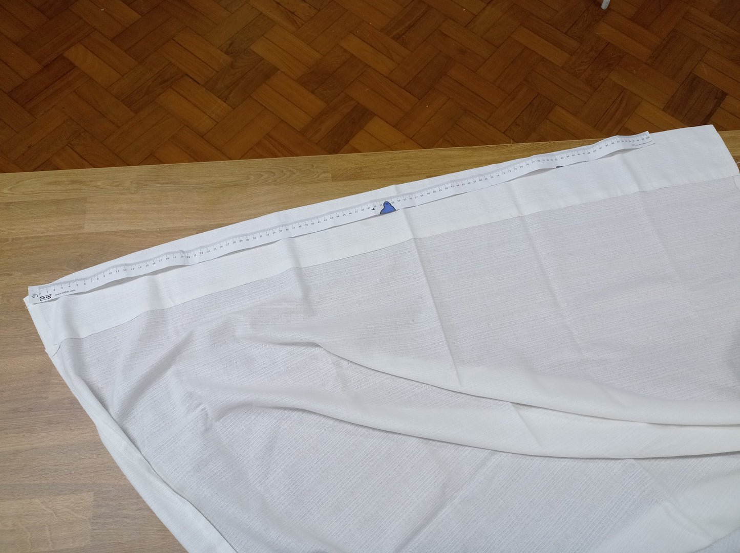 Curtains with tie-backs, 1 pair, white, 110x240 cm