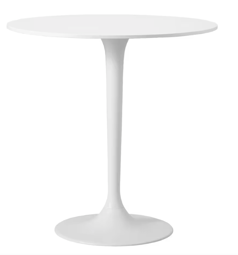 DOCKSTA Bar table, white/white, 40 1/2 "