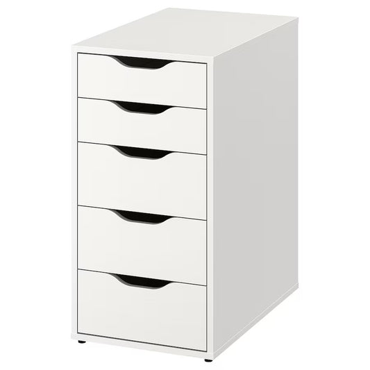 IKEA ALEX Drawer unit, white, 36x70 cm