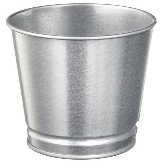 IKEA BINTJE Plant pot, galvanised, 9 cm