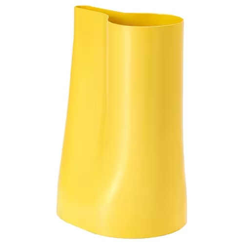 IKEA CHILIFRUKT Vase/watering can, bright yellow, 17 cm