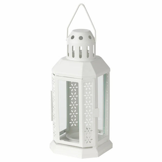 IKEA ENRUM Lantern for tealight, in/outdoor, 22 cm Candle