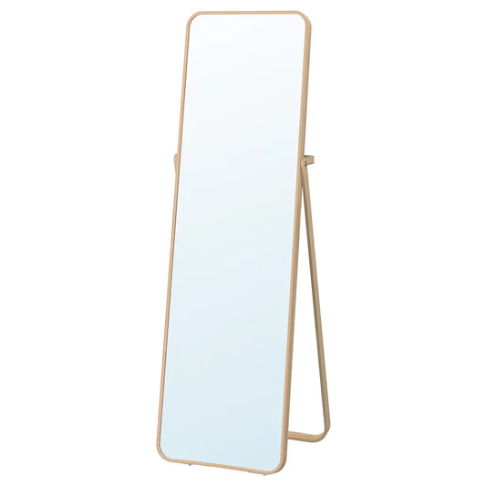 IKEA IKORNNES Standing mirror, ash, 52x167 cm