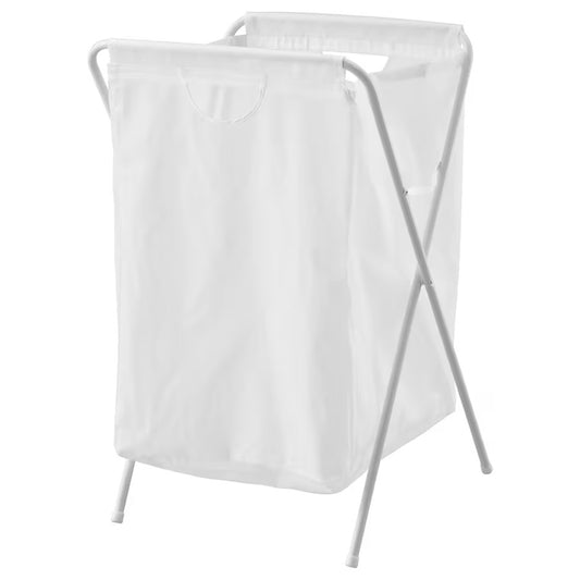 IKEA JÄLL Laundry bag with stand, white, 70 l