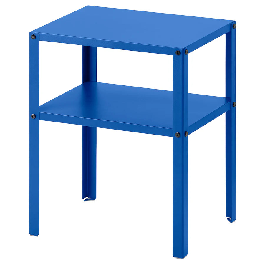 IKEA KNARREVIK Bedside table, bright blue, 37x28 cm