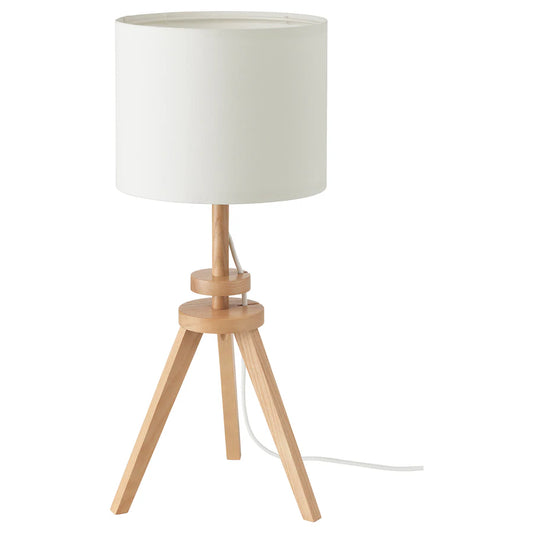 IKEA LAUTERS Table lamp, ash/white