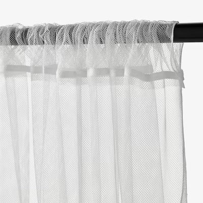 IKEA LILL Net curtains, 1 pair, white, 280x250 cm