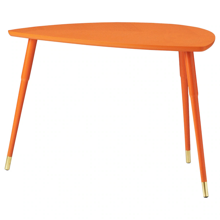 IKEA LÖVBACKEN Side table, orange, 77x39 cm