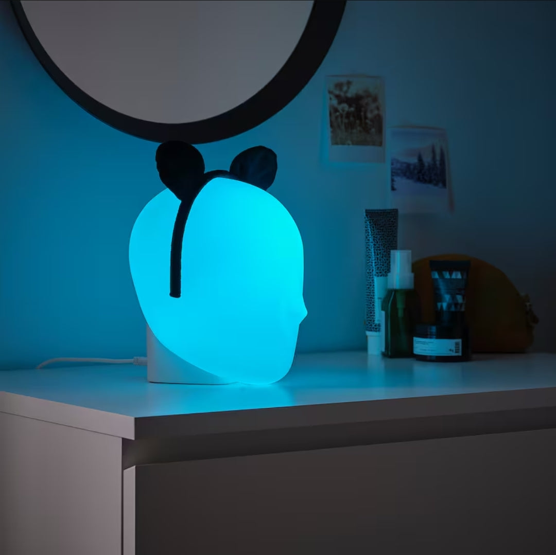 ISKÄRNA LED table lamp, multicolour