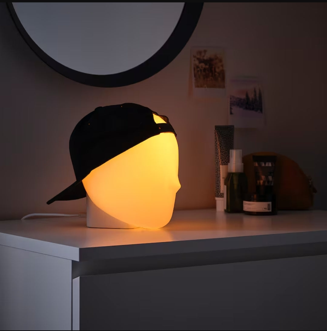 ISKÄRNA LED table lamp, multicolour