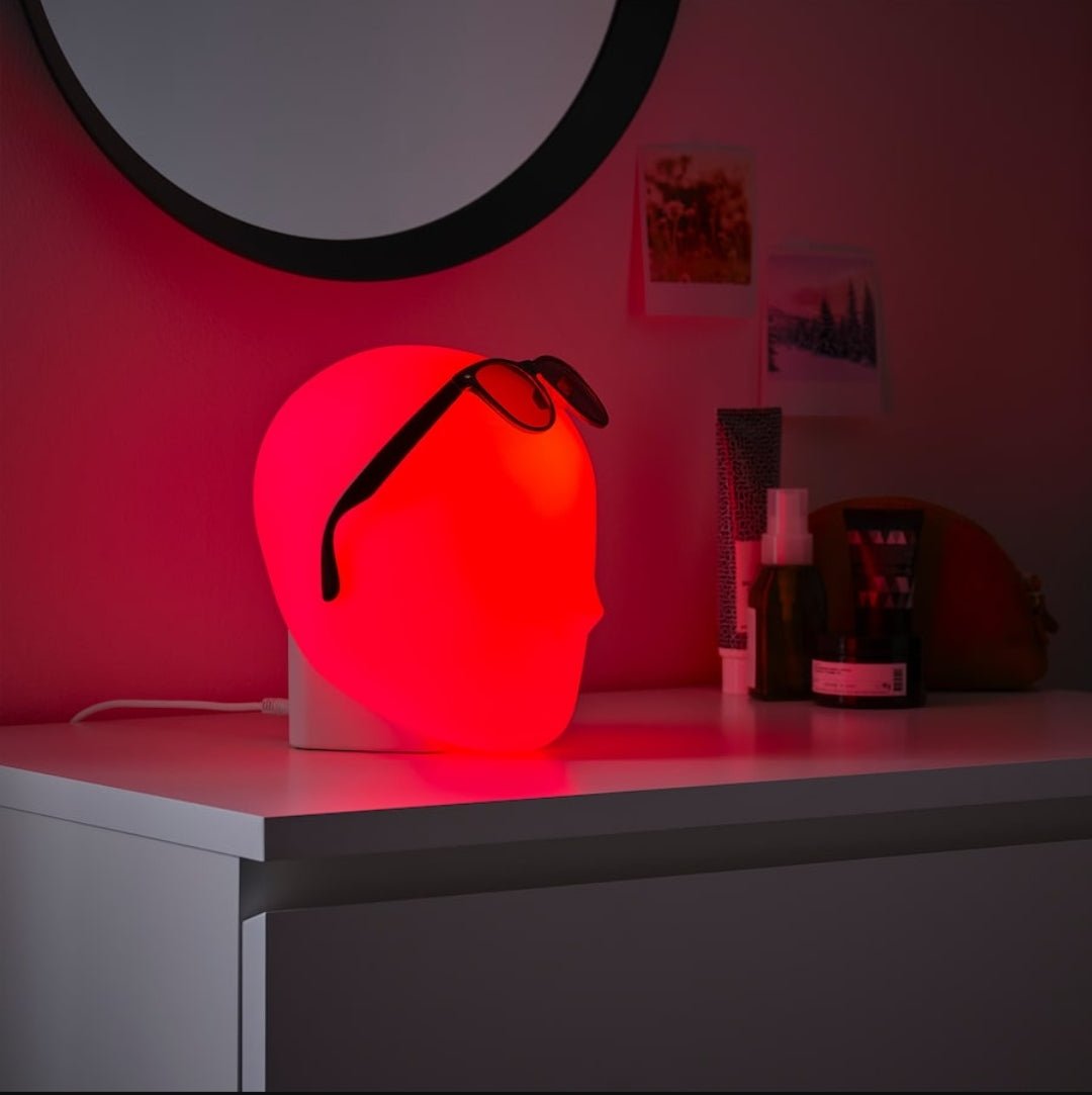 ISKÄRNA LED table lamp, multicolour