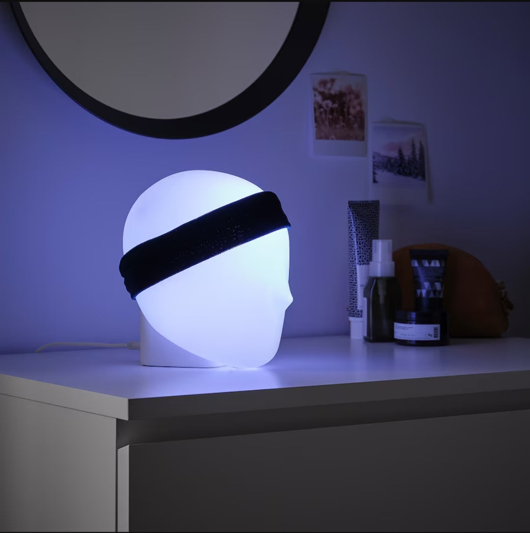 ISKÄRNA LED table lamp, multicolour