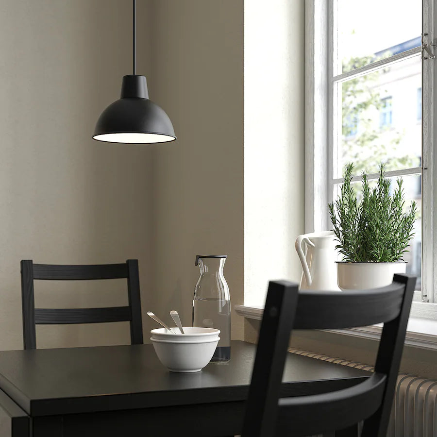 IKEA SKURUP Pendant lamp, black, 19 cm