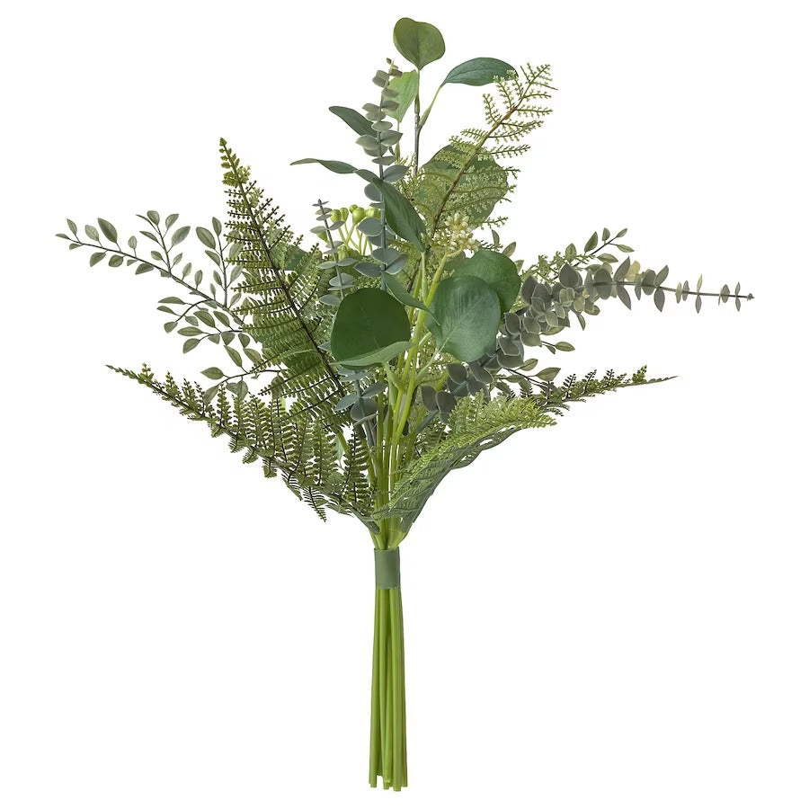 IKEA SMYCKA Artificial bouquet, in/outdoor, green