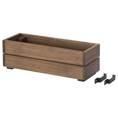 IKEA STJÄRNANIS Flower box, outdoor acacia, 43x15 cm