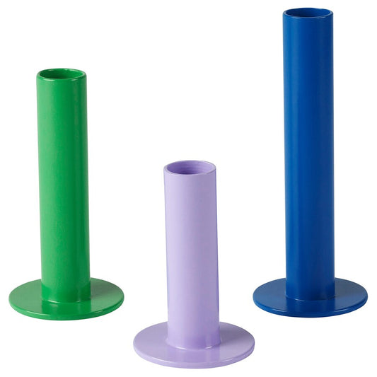 IKEA TUVKORNELL Candle holder, set of 3, mixed colours