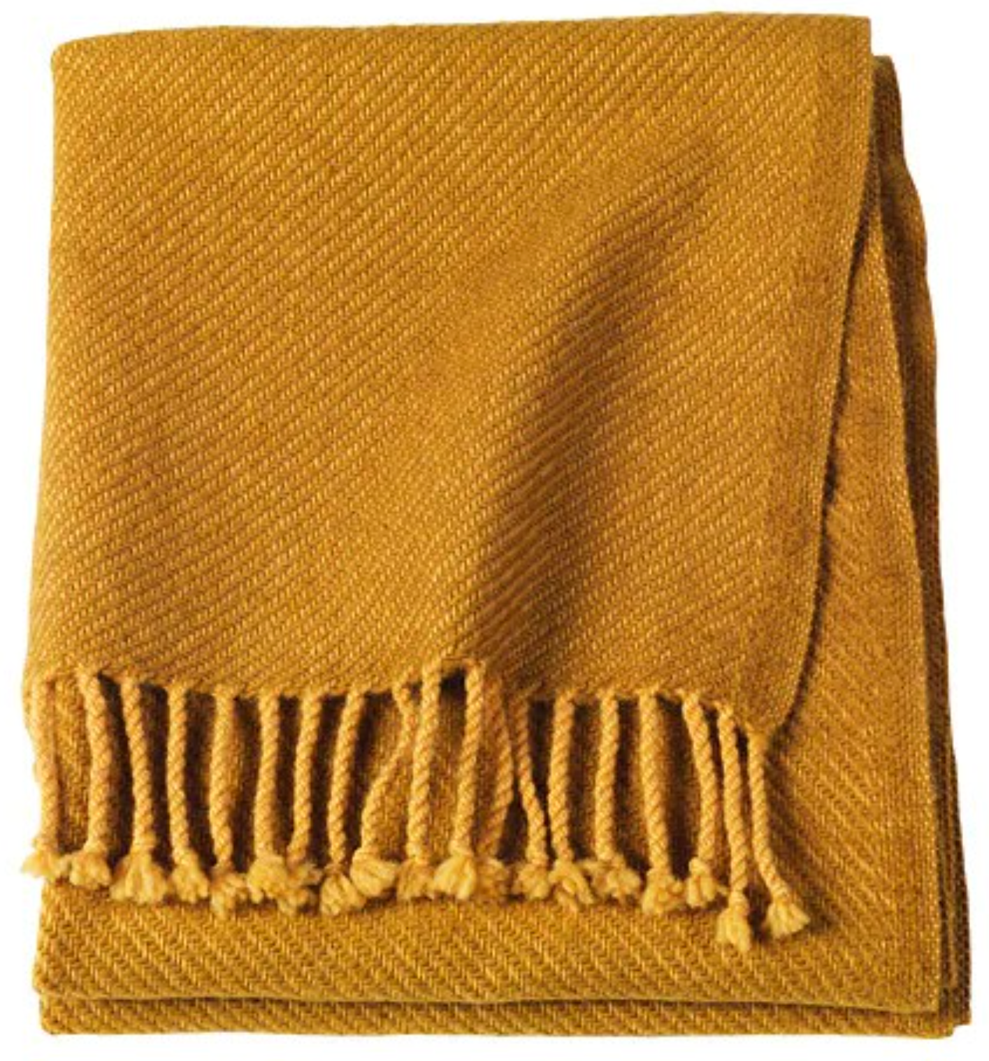 IKEA OMTÄNKSAM Throw, yellow, Size 60x160 cm