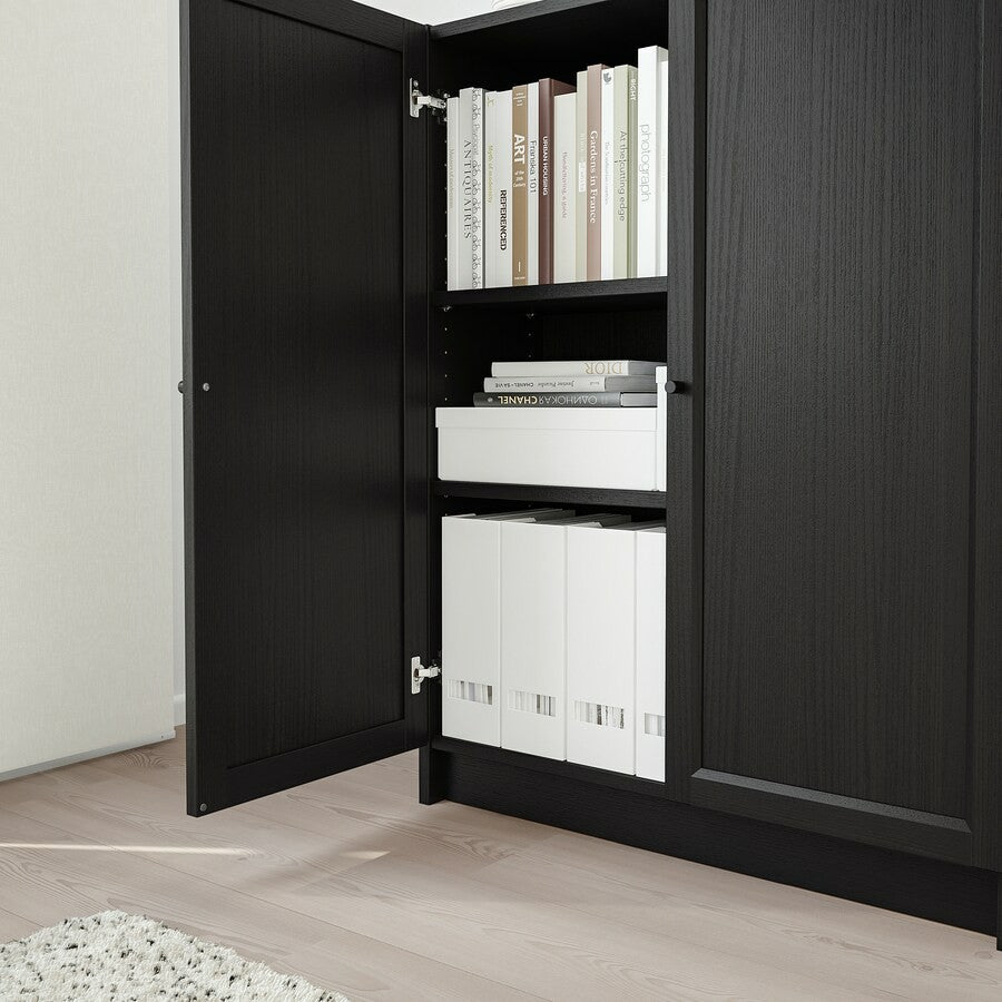 Ikea billy deals oxberg black