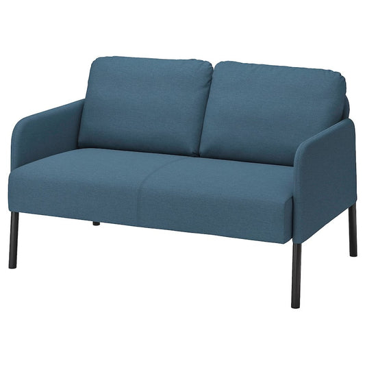 IKEA GLOSTAD 2-seat sofa, Knisa medium blue