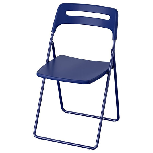 IKEA NISSE Folding chair, blue