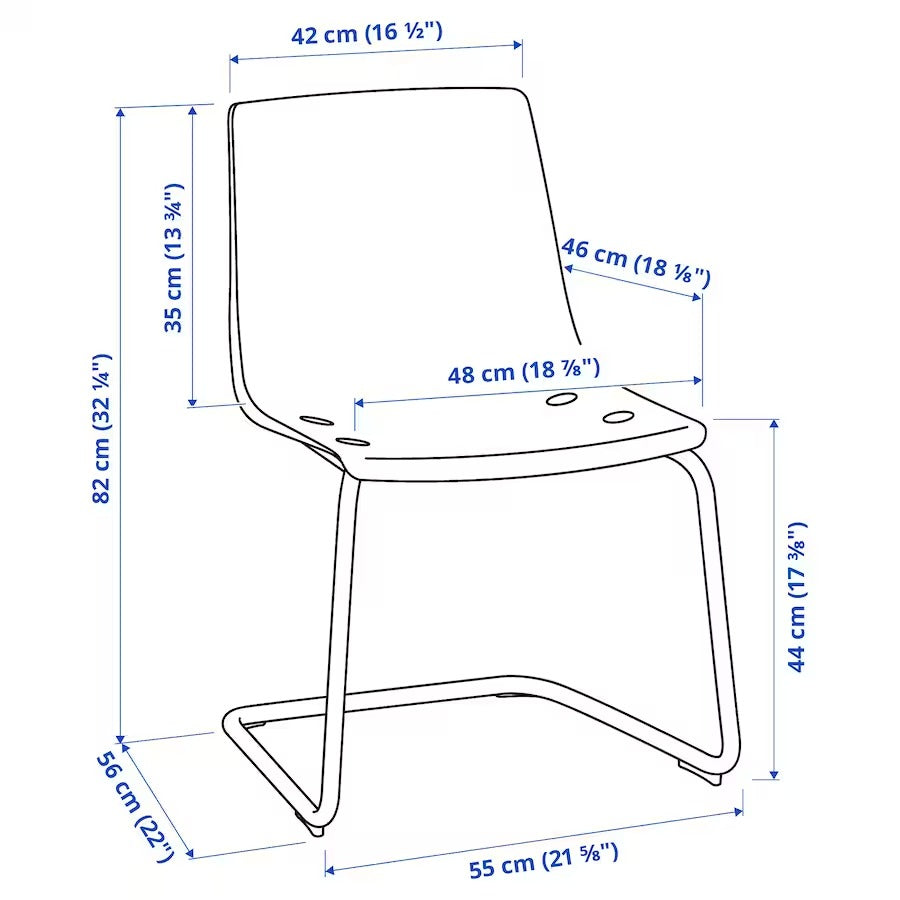 Poang discount chair dimensions