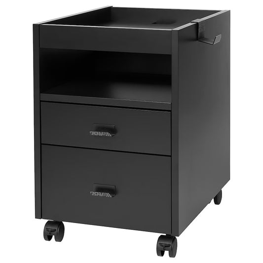 IKEA UPPSPEL Drawer unit on castors, black, 40x58 cm